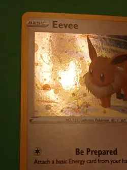 GALAXY SWIRL Pokemon Eevee SWSH 190 Holo Black Star Promo - Image 3