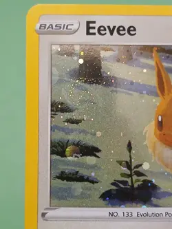 GALAXY SWIRL Pokemon Eevee SWSH 190 Holo Black Star Promo - Image 5