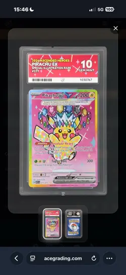 Pikachu ex 277/217 - Pokemon TCG - Ascended Heroes - ACE 10 - Image 1