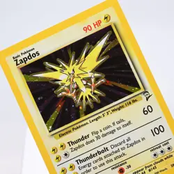 Pokemon TCG - Zapdos 20/130 Base Set 2 Holo Rare WOTC - EXC/NM - Image 1
