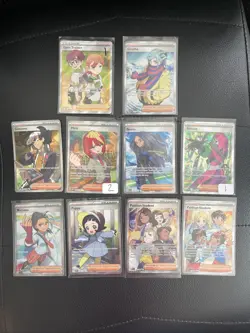 Pokemon Card Lot 10x Cards Holo Trainer Full Art TCG - Image 1
