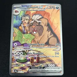 Arvens Mabosstiff EX 235/182 Destined Rivals Full Art Pokemon TCG MINT - Image 1
