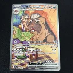 Arvens Mabosstiff EX 235/182 Destined Rivals Full Art Pokemon TCG MINT - Image 2