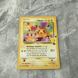 Pokemon Birthday Pikachu 24 Holo Black Star Promo Celebrations pack fresh NM - Image 2