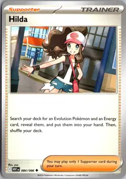 Hilda 084/086 Uncommon White Flare Pokemon Near Mint - Image 1