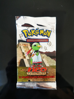 Pokemon Neo Entdeckung Boosterpack Unlimitiert Xatu Artwork Deutsch 20,75g - Image 1