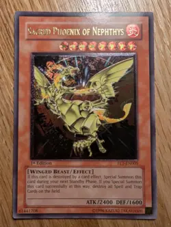 Sacred Phoenix of Nephthys FET-EN005 Ultimate Rare 1st Edition VLP - Image 1