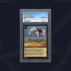Disney Lorcana The First Chapter Maximus Super Rare Holo Ace 10 - Image 1