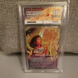 Fantastical and Magical (Enchanted) 212/204 Lorcana. Ace graded 10. - Image 1