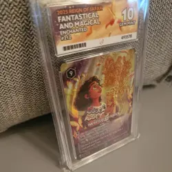 Fantastical and Magical (Enchanted) 212/204 Lorcana. Ace graded 10. - Image 4