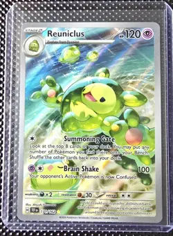 Pokemon Reuniclus 171/162 SV Temporal Forces Illustration Rare Card - Image 1