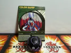 Bakugan Battle Brawlers Darkus Preyas Diablo B2 Classic Rare + Card - Image 2