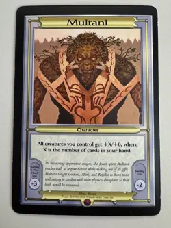 2x Multani - MTG Vanguard RARE Magic Oversized - ENGLISCH - ©1997 M/NM - Image 1