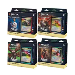 Universes Beyond: Fallout - Set/Bundle 4 Commander Deck ENG Magic mtg - Image 1