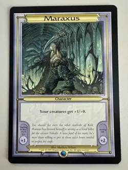 Maraxus - MTG Vanguard RARE Magic Oversized - ENGLISCH - ©1997 M/NM - Image 1