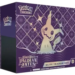 Pokemon TCG Paldean Fates ETB Elite Trainer Box Scarlet & Violet Sealed DAMAGED - Image 1