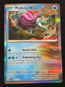 Pokemon Walking Wake 063/167 Holo (NM) - Image 1
