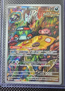 Pokemon TCG Brute Bonnet 207/182 Illustration Scarlet Violet Paradox Rift - Image 1