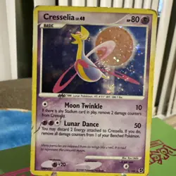 Cresselia Pokemon TCG 2/106 Great Encounters Holo HP - Image 2