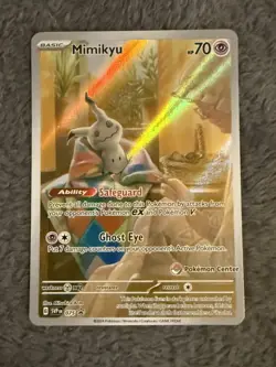 Pokemon Mimikyu SVP075 Illustration Rare Pokemon Centre Stamped Promo NM - Image 3