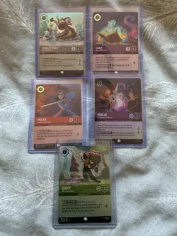 Disney Lorcana Epic Card Bundle X 5 - All Cards Near Mint + - Image 1