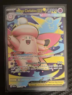 POKEMON TCG Perfect Order MEGA CLEFABLE EX IR Illustration Full Art Card 103/088 - Image 4