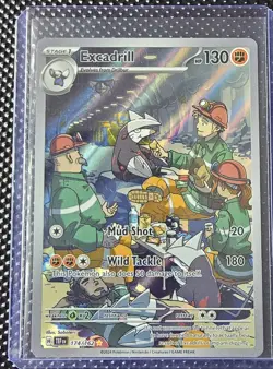 Pokemon Excadrill 174/162 SV Temporal Forces Illustration Rare Card - Image 1