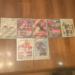 Maushold ex & Eternatus VMAX 7-Card Pokemon Lot Holo Full Art English 151 - Image 1