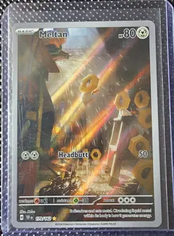 Pokemon Meltan Card 179/162 Temporal Forces Illustration, Rare - Image 1