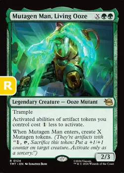 MTG Mutagen Man Living Ooze Teenage Muntant Ninja Turtles Rare NM - Image 1