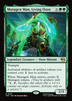 MTG Mutagen Man Living Ooze Teenage Muntant Ninja Turtles Rare NM - Image 2