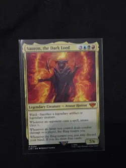 Wizards of the Coast Sauron, the Dark Lord 224 Mythic Legendary Creature LOTR - Image 1