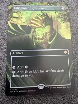 Talisman of Resilience (Borderless) Commander: Secrets of Strixhaven Foil - Image 1