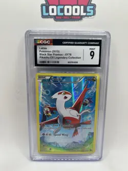 CGC 9 MINT+ Latias 2015 Black Star Promos XY78 Holo Pokemon Card psa - Image 1