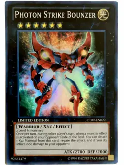 *** PHOTON STRIKE BOUNZER *** SUPER RARE NM CT09-EN022 YUGIOH! - Image 1
