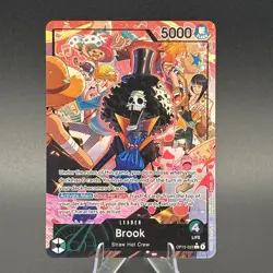 OP15-022 Brook Alt Art Leader Adventure on Kami’s Island One Piece TCG English - Image 1