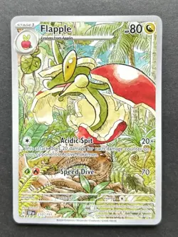 Pokemon TCG Flapple Surging Sparks Illustration Rare Card 210/191 - Image 1