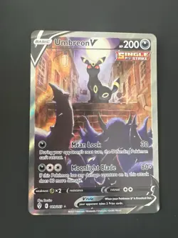 Umbreon V Alternate Art Evolving Skies 189/203 Alt Pokemon Card FA 2021 NM - Image 1
