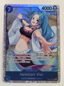 The Azure Sea's Seven #EB04-025 Nefeltari Vivi One Piece Card Holo - Image 1
