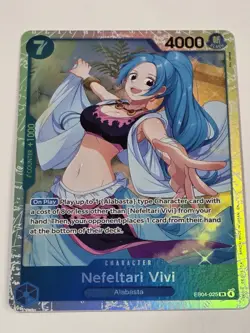 The Azure Sea's Seven #EB04-025 Nefeltari Vivi One Piece Card Holo - Image 2