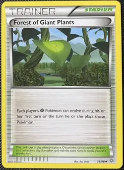 Forest of Giant Plants 74/98 XY-Ancient Origins Regular - Pokemon Card - Image 1