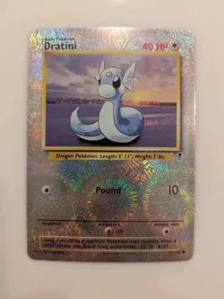 Dratini 72/110 LC Legendary Reverse Holo Nintendo Pokemon Card - Image 1