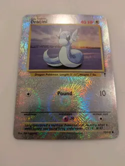 Dratini 72/110 LC Legendary Reverse Holo Nintendo Pokemon Card - Image 2