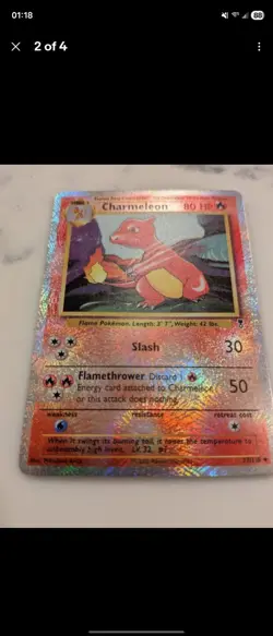 Pokemon Charmelon, Jolteon, Gasley Reverse Holo Lot Of 3 Cards - Light Played LP - Image 2