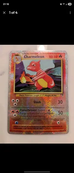 Pokemon Charmelon, Jolteon, Gasley Reverse Holo Lot Of 3 Cards - Light Played LP - Image 3