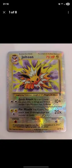 Pokemon Charmelon, Jolteon, Gasley Reverse Holo Lot Of 3 Cards - Light Played LP - Image 4