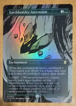 Earthbender Ascension (Borderless) Avatar: The Last Airbender Foil ID 55 - Image 1