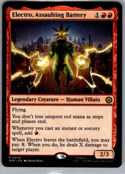 Electro, Assaulting Battery R Marvel's Spider-Man 76 NM - Image 1
