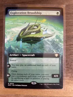 EOC0034 Exploration Broodship (Extended Art) Commander: Edge of Eternities Reg - Image 1
