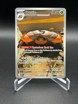 CRUSTLE 186/182 DESTINED RIVALS POKEMON (ILLUSTRATION RARE, NM) - Image 1